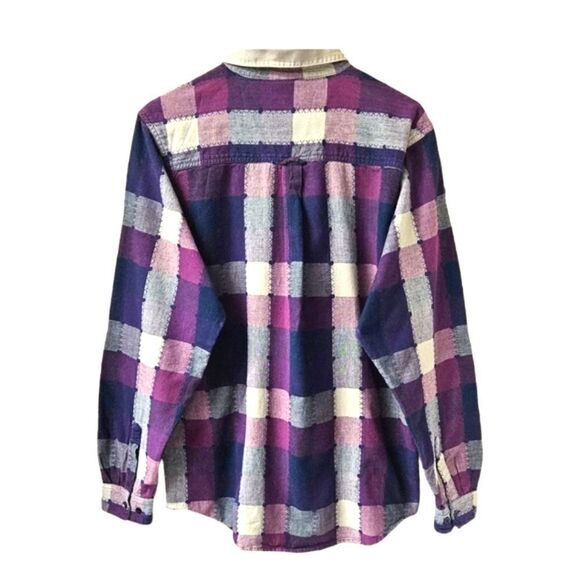 BOBBIE BROOKS Vintage Quilted Pattern Floral,Heart,Embroidery design Blouse - Picture 10 of 14